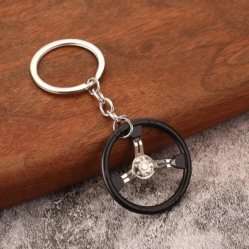 Tuning Keychain Car Modification Cylinder Head Engine Gasket Model Keychain Key Ring DIY Key Chain For F1 Racing Fans Gifts 1Pcs