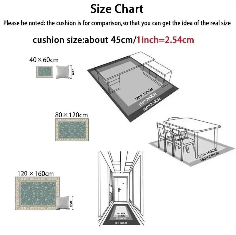 VIKAMA Fashion Carpet Bedroom Living Room Trend Personality Creative Boys Apartment Shoe Wall Bedside Dirty Mat Home Decoration
