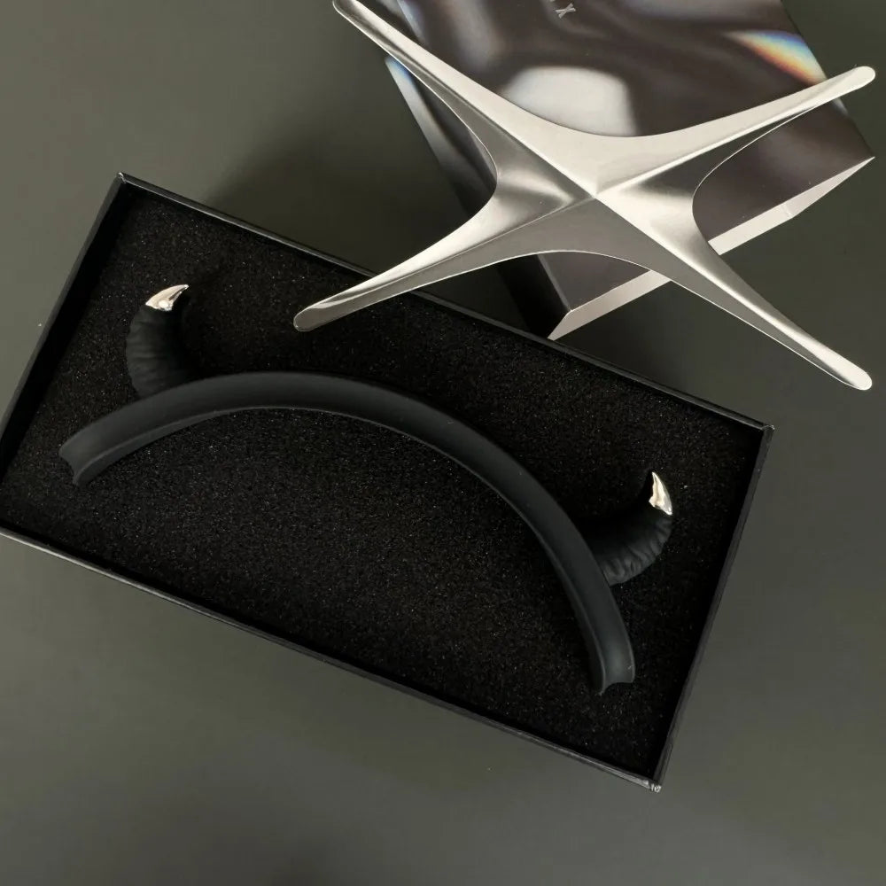 for AirpodsMax Case Devil Horn Y2K Custom Headphone Decoration Earphone Case for AirpodMax Attachment Cover Headphone Accessory