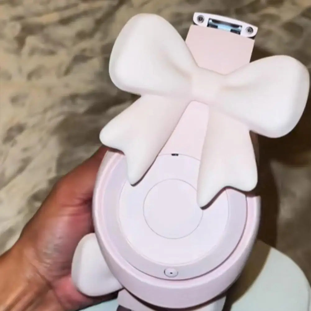 1pair 3D Cute Bow Headphone Decor Bow Earphone Protect Accessories Universal Over Ear Decoration for Styling Photo Shoot Tools