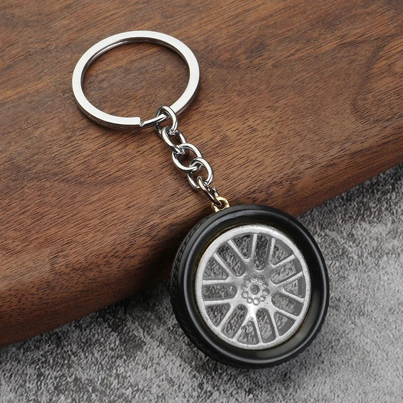 Tuning Keychain Car Modification Cylinder Head Engine Gasket Model Keychain Key Ring DIY Key Chain For F1 Racing Fans Gifts 1Pcs