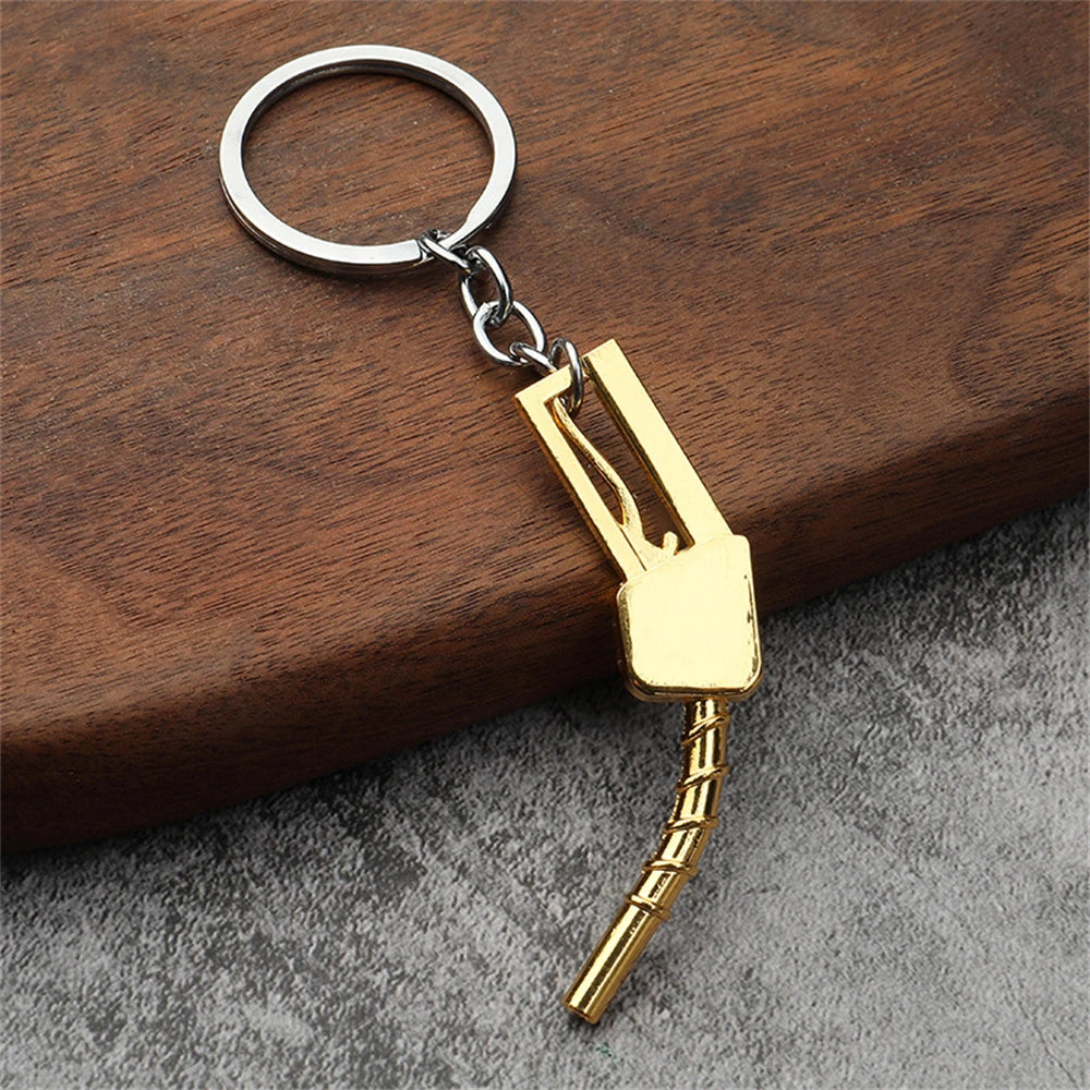 Creative Speed Gearbox Keychain Gear Head Pendant Keyring for Car Key Turbo Hub Brake Disc Charms Shock Absorber Keys Holder