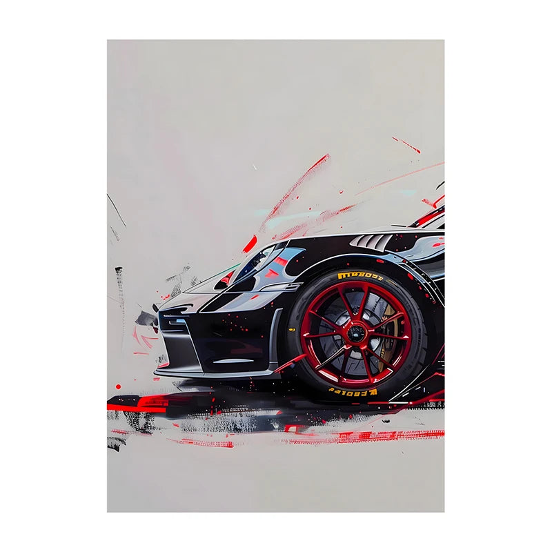 Supercar Posters Performance Cars Print Famous Cars Canvas Painting Car Wall Art Pictures for Boys Room Home Decoration