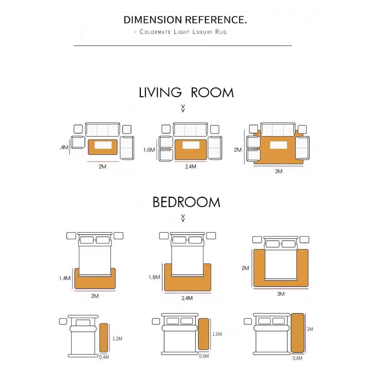 Haha Rugs for Bedroom Irregular Shapes Floor Mat Anti-slip Lounge Rug
