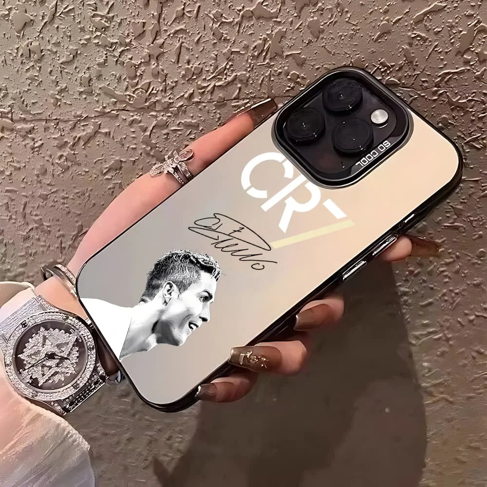 Football Star CR7 Phone Case For iPhone 17 16 13 11 15 14 12 Pro Max XS XR X 16 Plus 16E SE 11 15 Pro 12 13 Pro Matte Cover﻿