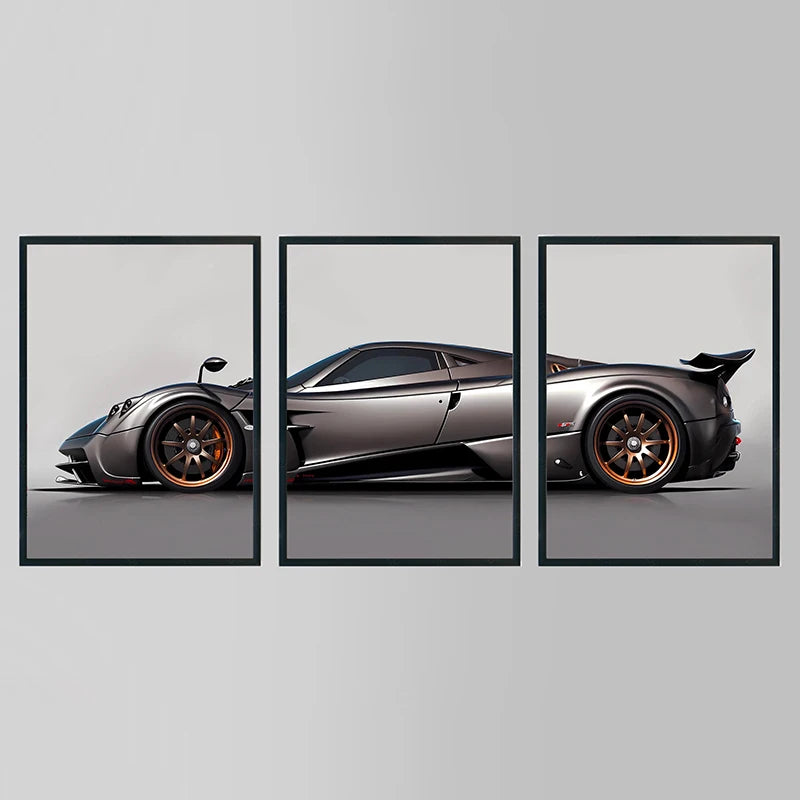 Supercar Posters Performance Cars Print Famous Cars Canvas Painting Car Wall Art Pictures for Boys Room Home Decoration