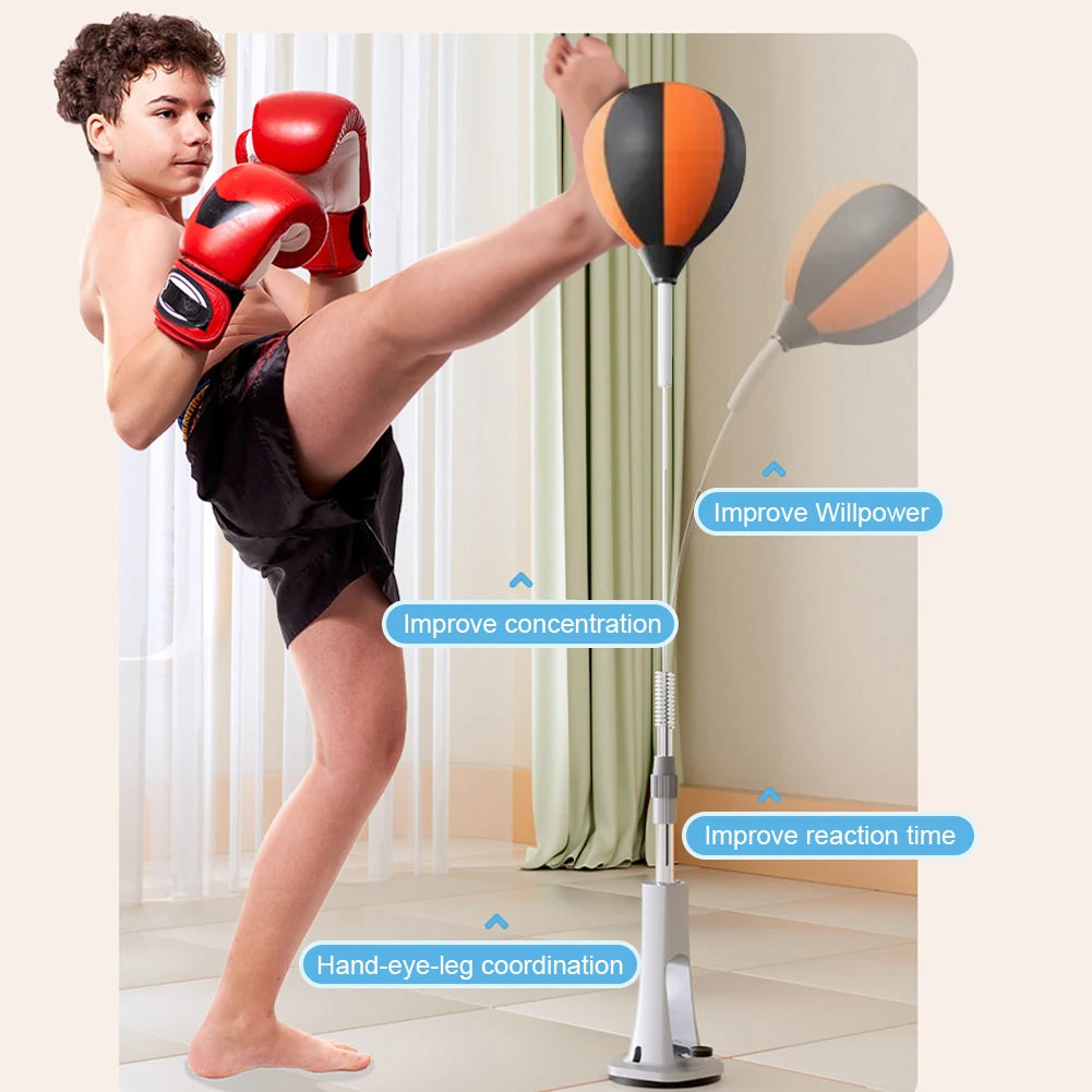Adjustable Height Quick Reaction Training Ball