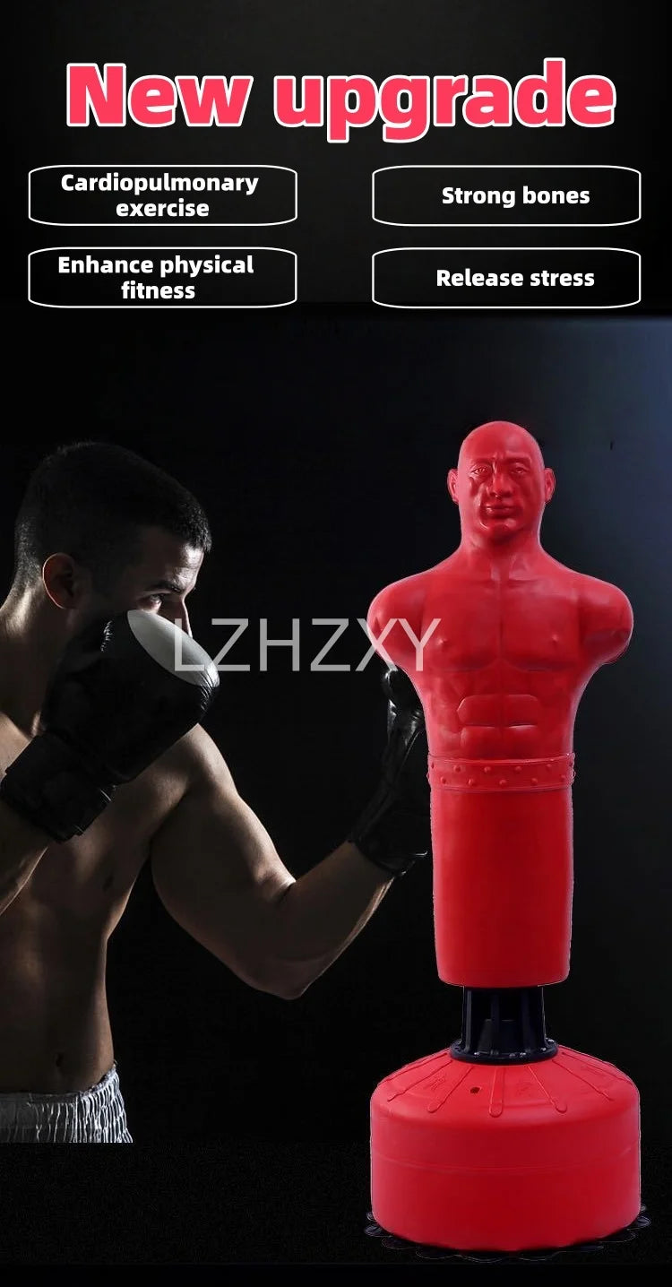 Rubber boxing mannequins silicone mannequins sandbags training untoppleable dolls venting people standing