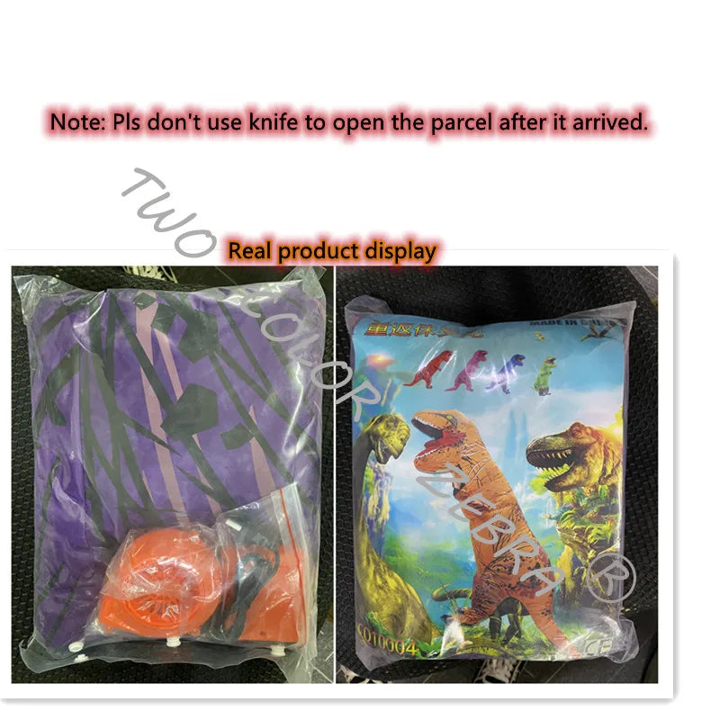 Dinosaur Inflatable Costume Fancy Mascot Anime Halloween Party Cosplay Costumes for Adult Kids Interesting Dino Cartoon Suit