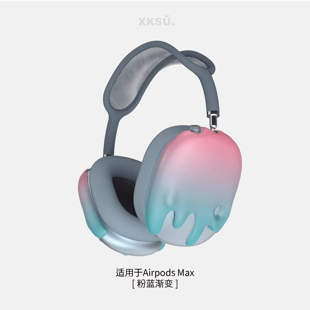 Gradient Case for Airpods Max Case Cover Transparent Creative Headphone Decoration for Airpods Max2 Headphone Case Accessory Y2k