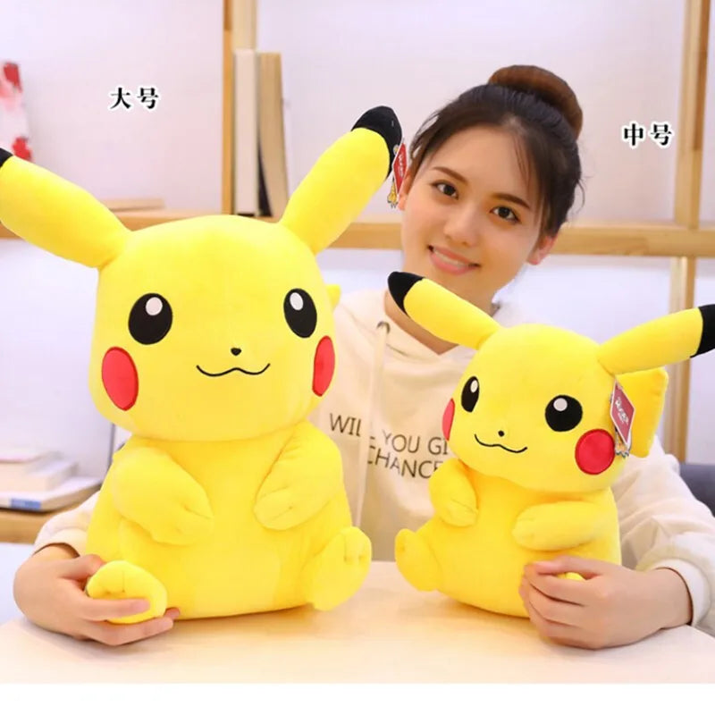 Pokemon Pikachu Plush Toy Cartoon & Cute Anime Children's Toy Stuffed Doll Valentine's Day Gift Home Decoration