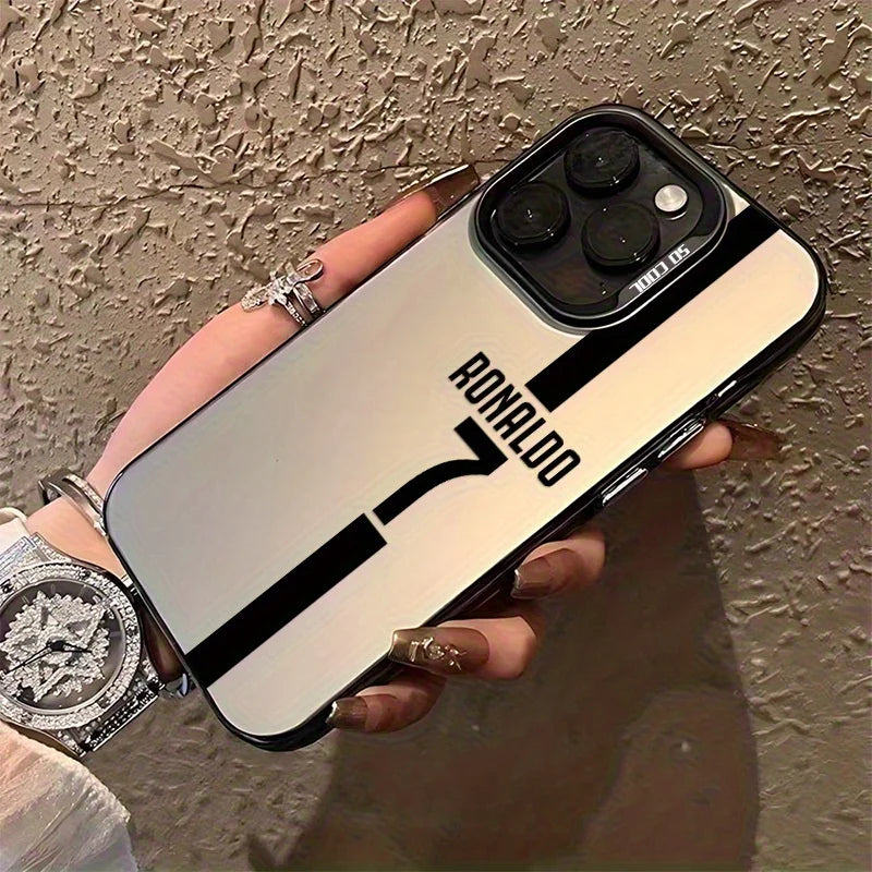 CR7 Ronaldo Case for iPhone 17 16 15 14 13 12 11 Pro/ Max/Plus Anti-fall and Shock Protection Rear Cover