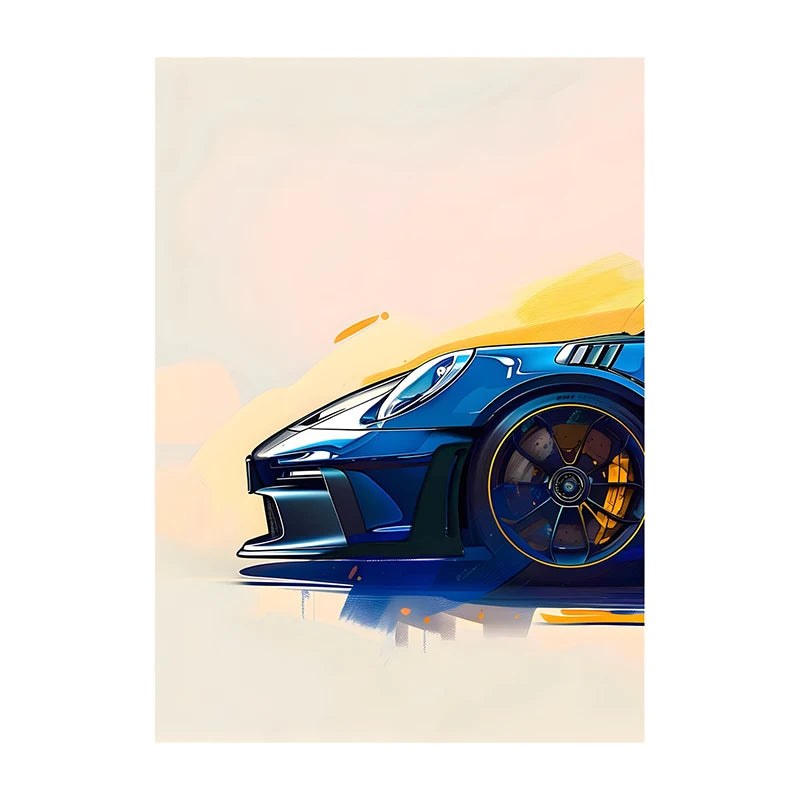 Supercar Posters Performance Cars Print Famous Cars Canvas Painting Car Wall Art Pictures for Boys Room Home Decoration