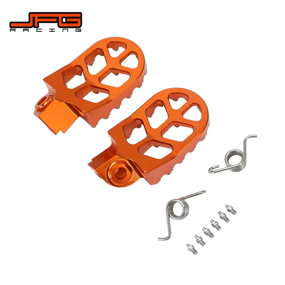 Footpeg Rests Motorcycle For KTM SX SXF EXC EXCF XCF XCW XCFW MC RR FS 65 85 125 150 250 300 350 400 Electric Dirt Bike Pedals