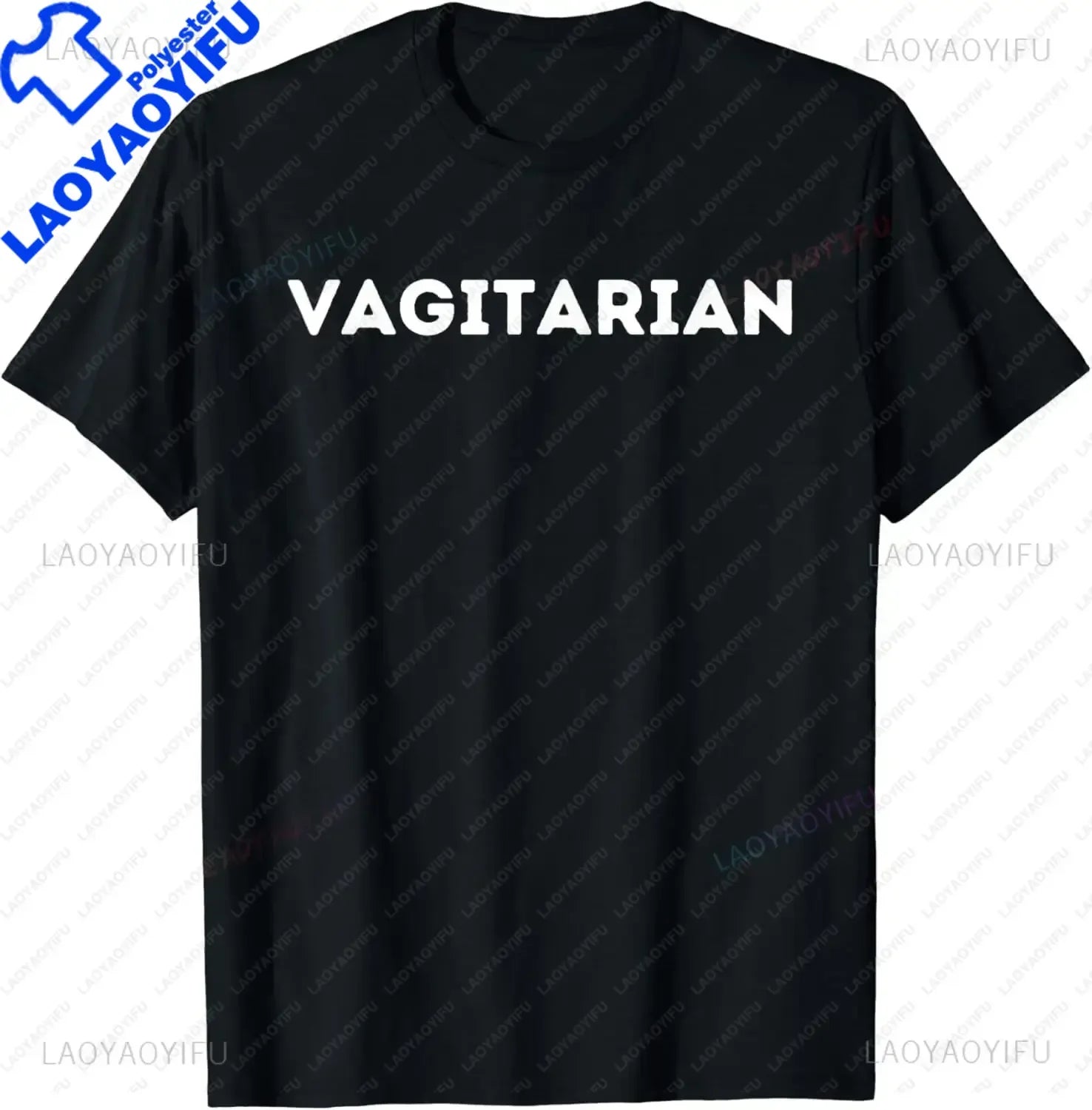 Vagitarian Pun Sarcastic Hilarious Adult Humor Dad Joke T-Shirt Breathe Comfort Fashion Casual Loose Hip Hop Man Tshirt Y2k Tees