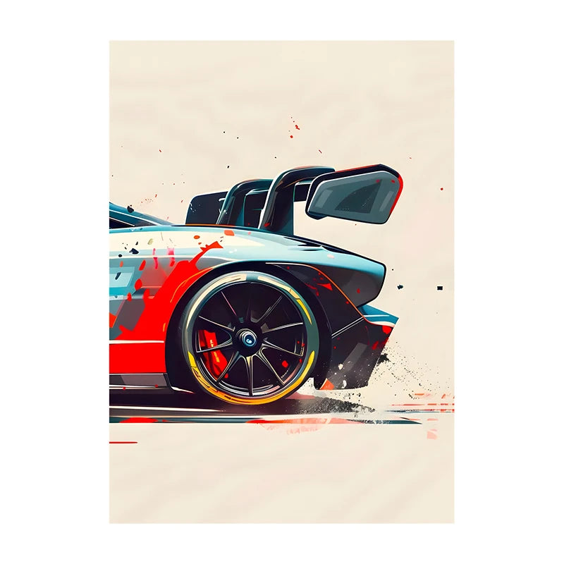 Supercar Posters Performance Cars Print Famous Cars Canvas Painting Car Wall Art Pictures for Boys Room Home Decoration