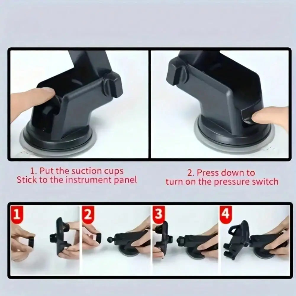 1pc Car Dashboard Navigation Bracket New Desktop Suction Cup Mobile Phone Support Bracket Car Air Outlet Mobile Phone Bracket