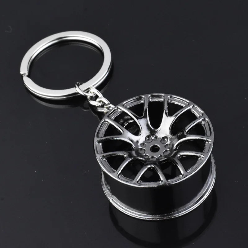 Tuning Keychain Car Modification Cylinder Head Engine Gasket Model Keychain Key Ring DIY Key Chain For F1 Racing Fans Gifts 1Pcs