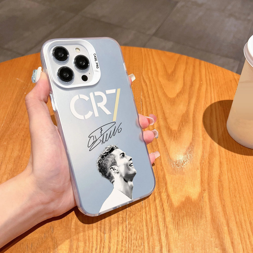Football Star CR7 Phone Case For iPhone 17 16 13 11 15 14 12 Pro Max XS XR X 16 Plus 16E SE 11 15 Pro 12 13 Pro Matte Cover﻿