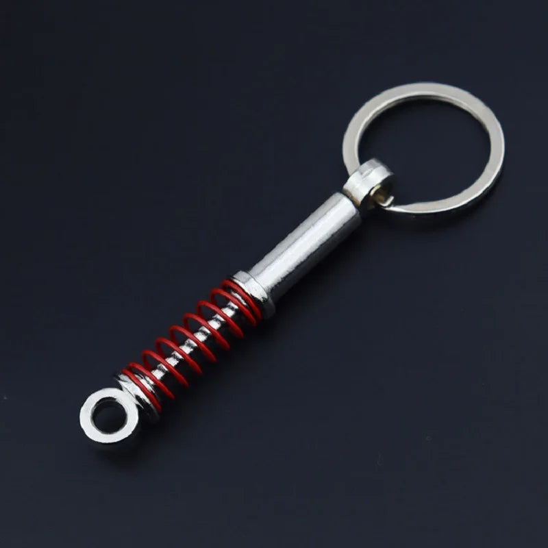 Tuning Keychain Car Modification Cylinder Head Engine Gasket Model Keychain Key Ring DIY Key Chain For F1 Racing Fans Gifts 1Pcs