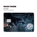 Magic Shark Heros Bat-mans Super-mans Knight Holographic Shinny Film Sticker Cover Skin for Debit Credit Card