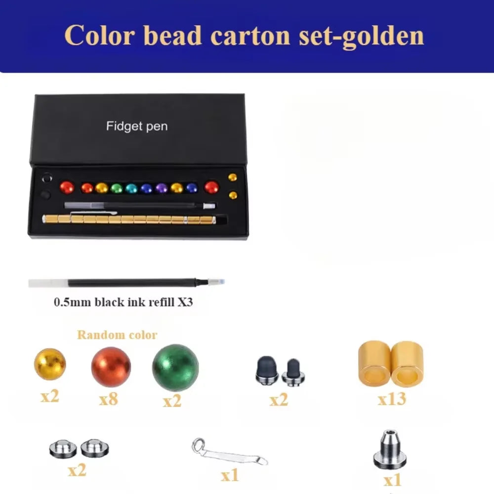 Decompression magnetic pen, fidgeting magnetic pen, multifunctional novel pen for relieving fidgety pressure, a gift for friends