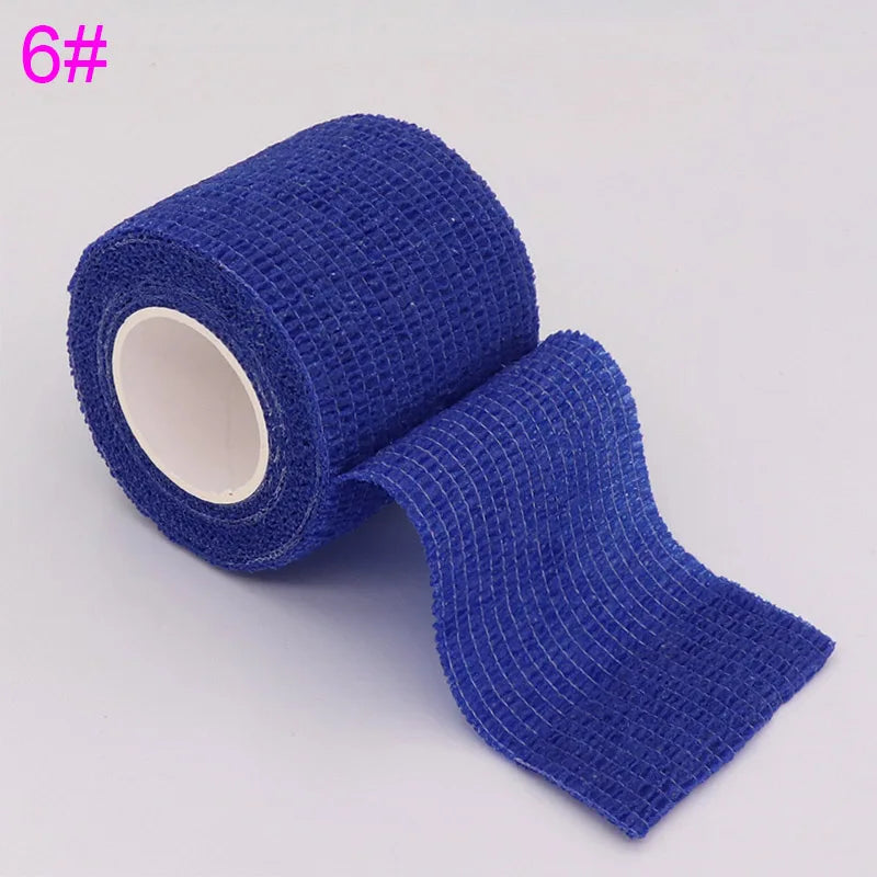 18 Colors Colorful Athletic Wrap Tape Self Adhesive Elastic Bandage Bands Sports Protector For Knee Finger Ankle Palm Pet