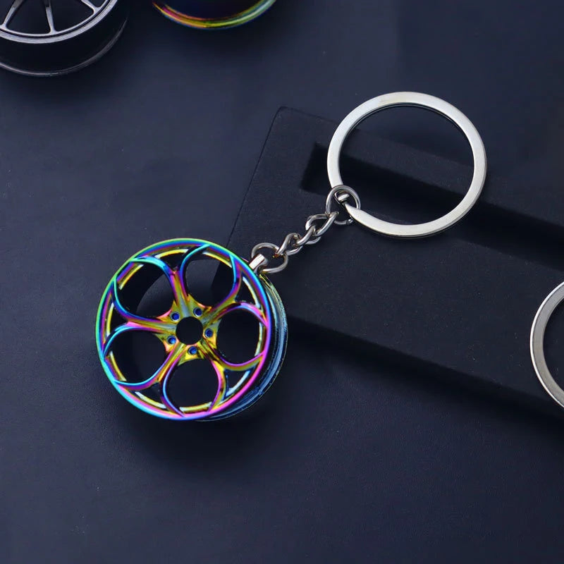 Tuning Keychain Car Modification Cylinder Head Engine Gasket Model Keychain Key Ring DIY Key Chain For F1 Racing Fans Gifts 1Pcs