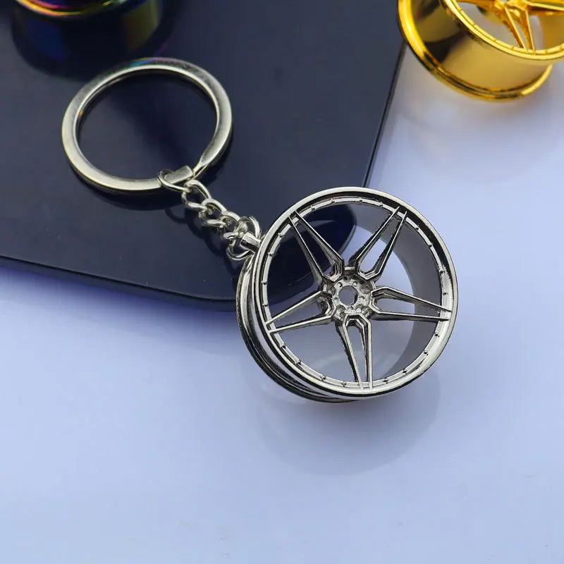 Tuning Keychain Car Modification Cylinder Head Engine Gasket Model Keychain Key Ring DIY Key Chain For F1 Racing Fans Gifts 1Pcs